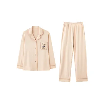 DanceBees Pajama Set Women's Apricot