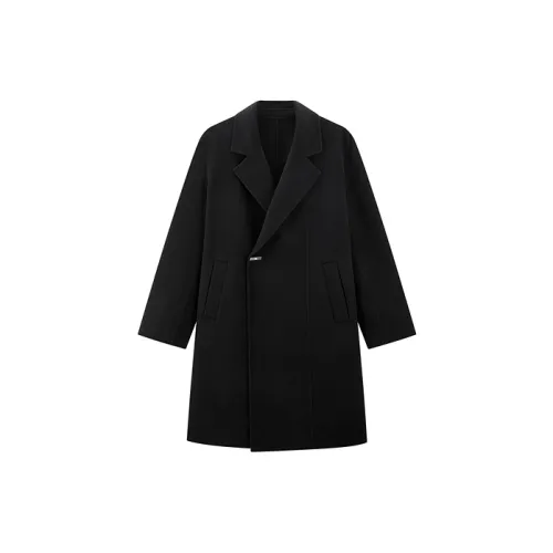 PEACEBIRD MEN Coats Men Black First Batch