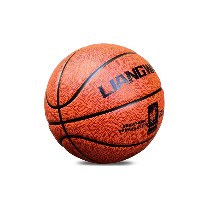 Vartsing x LIANGWAY Synthetic Leather Basketball Brown Red Size 7 Training Unisex-2