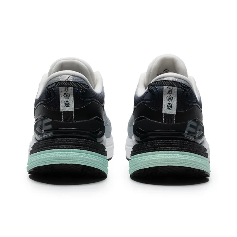 XTEP Anti Slip Wear Resistant Low Top Casual Running Shoes Men's White Gray Black-1