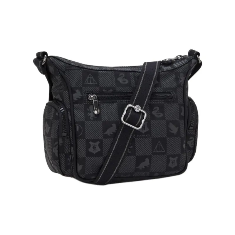 Kipling Nylon Shoulder Bag, Crossbody Bag Mini Unisex Magic Black-2