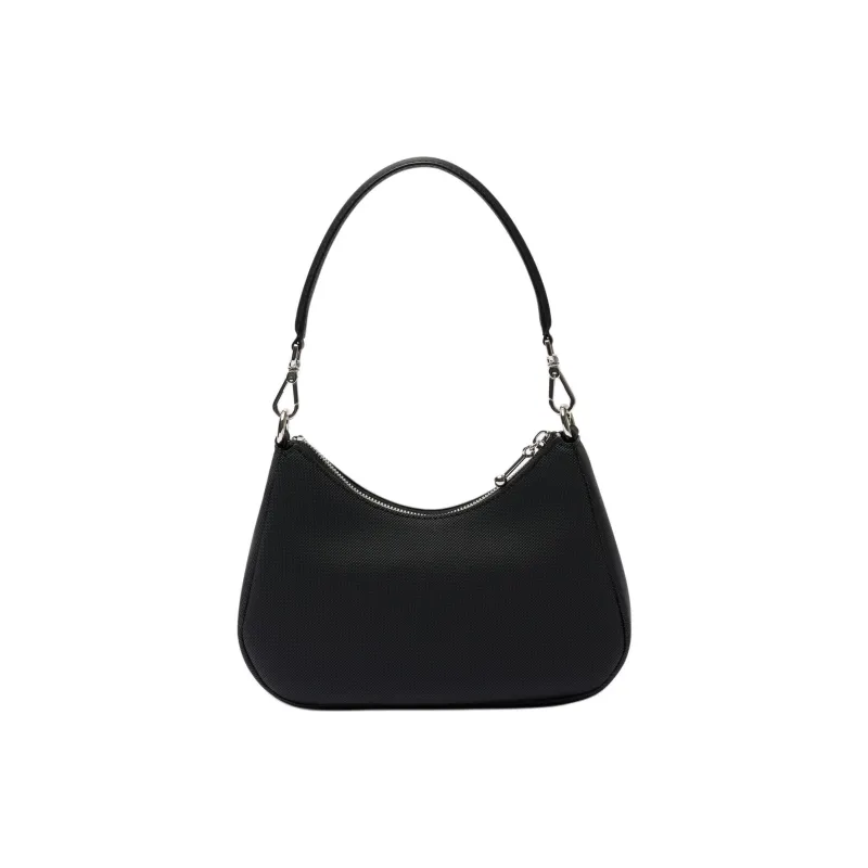 LACOSTE PVC Portable Crossbody Bag Shoulder Bag Regular Women's Black-3