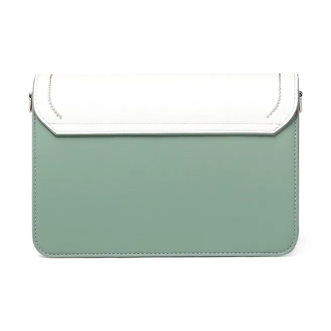TUCANO Split Cow Leather Shoulder Bag, Crossbody Bag Regular Women's Pine Green-4