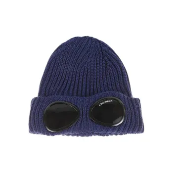 C.P.Company Goggle Detailed Turn-Up Hem Beanie