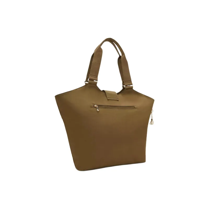 Kipling Nylon Handbag Women's Brown-3