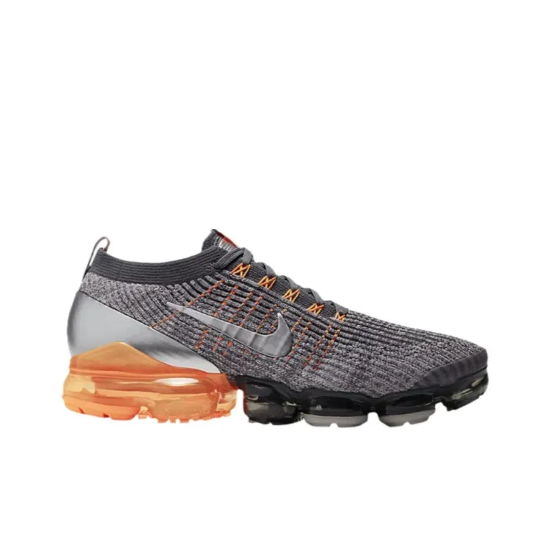 Nike Air VaporMax Flyknit 3 Dark Grey Total Orange-1