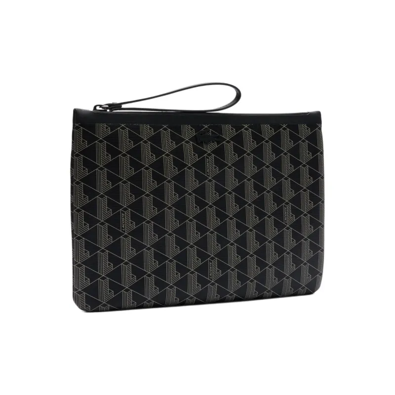 LACOSTE Cotton Clutch Women's Black-1