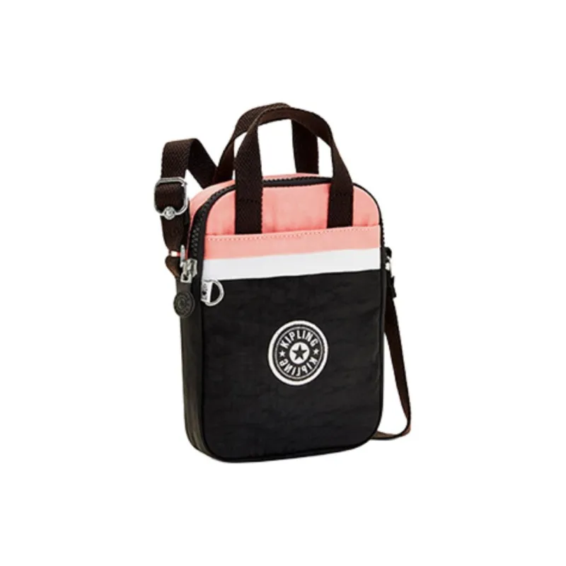 Kipling Polyamide Cell Phone Pouch, Shoulder Bag, Handbag Small Size Unisex Canyon Black-1