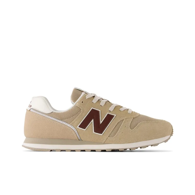 New Balance NB 373 Wear Resistant Low Top Casual Shoes Unisex Beige-1