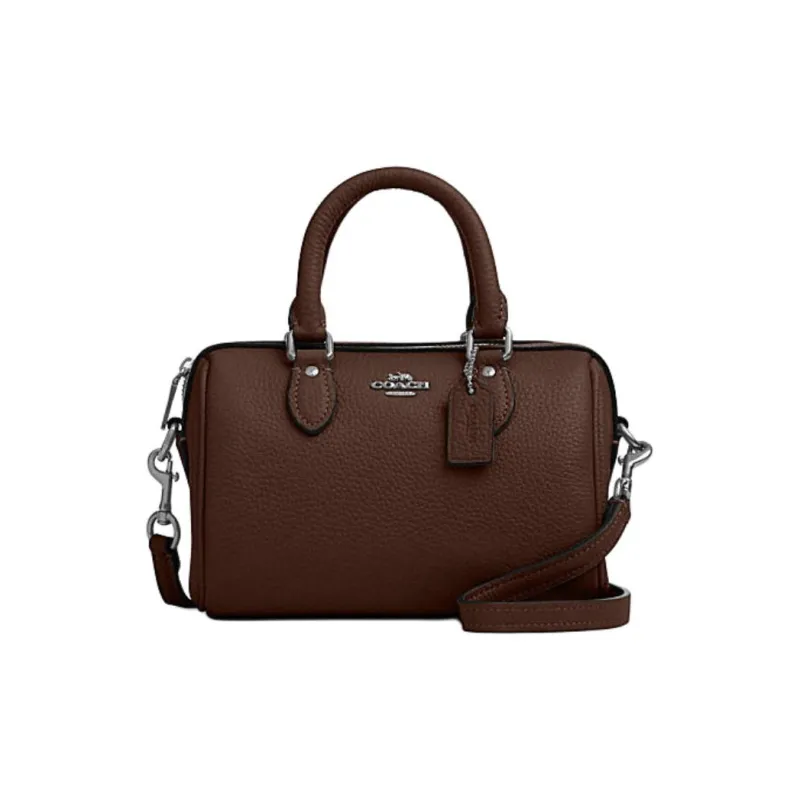 COACH Rowan Cow Leather Shoulder Bag Crossbody Bag Handbag Mini Women's Maple Leaf-0