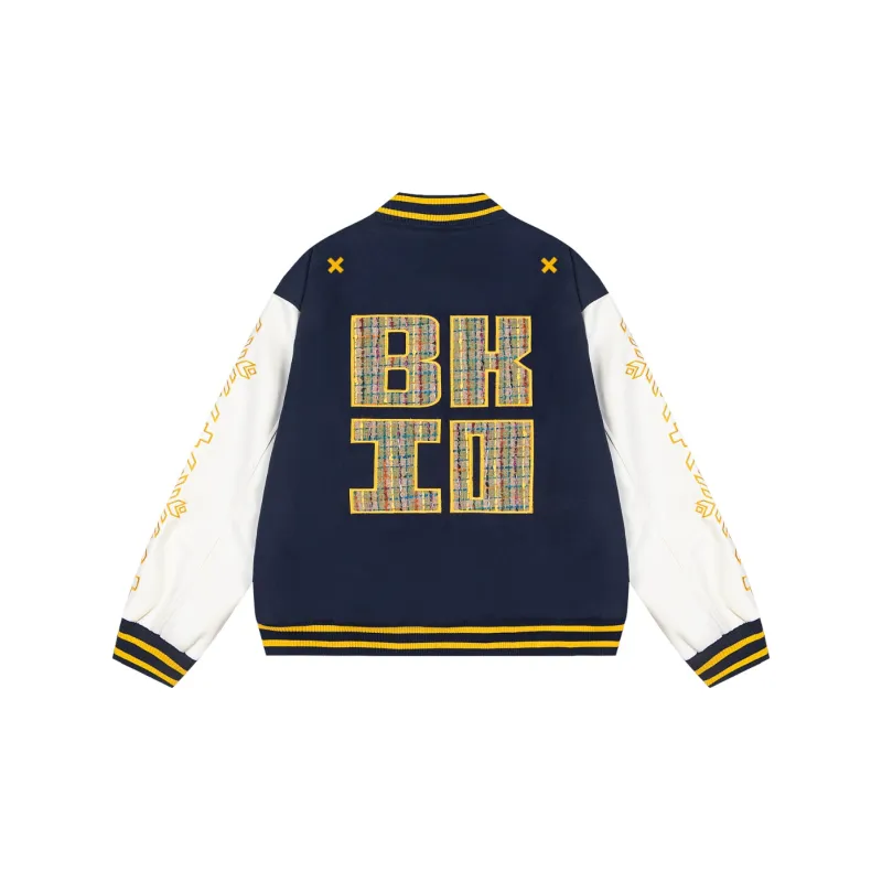 FLIM Baseball Jerseys Unisex Navy Blue-1