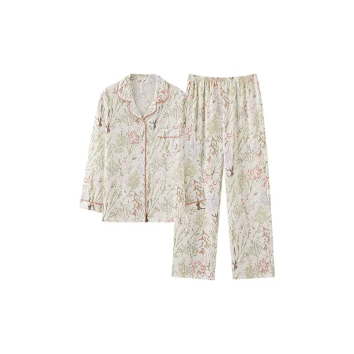 DanceBees Pajama Set Women's Image Color