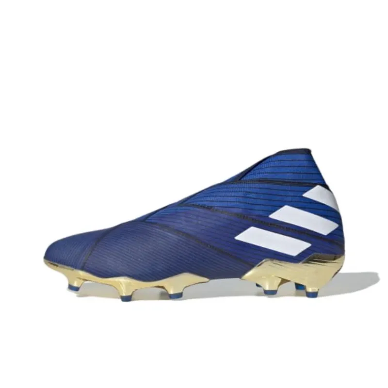 Adidas Nemeziz 19 Non slip Support Soccer Shoes Unisex Blue-0