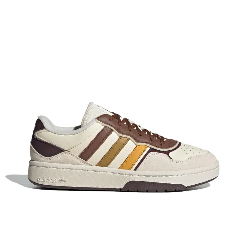 Adidas Originals Courtic Anti Slip Wear Resistant Low Top Skateboard Shoes Unisex White-1