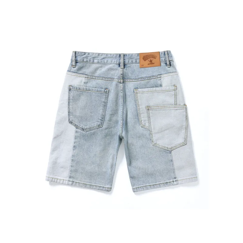 SANTASTIC Denim Shorts Men Blue-1