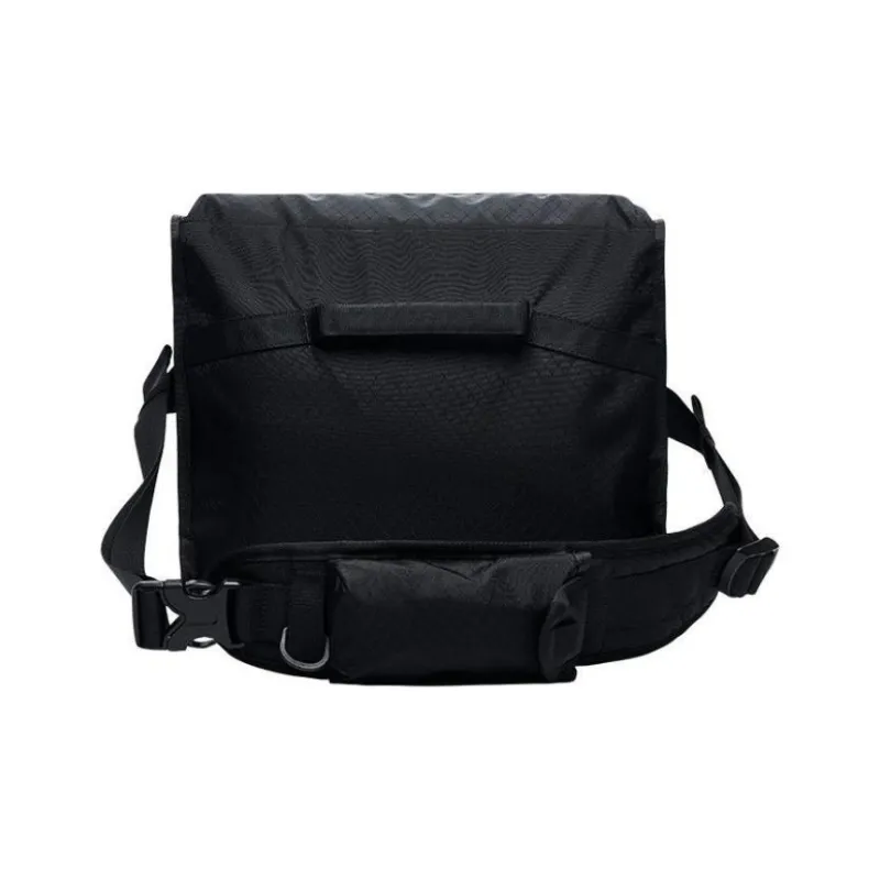 Anta Nylon Shoulder Bag Crossbody Bag Unisex Black-2