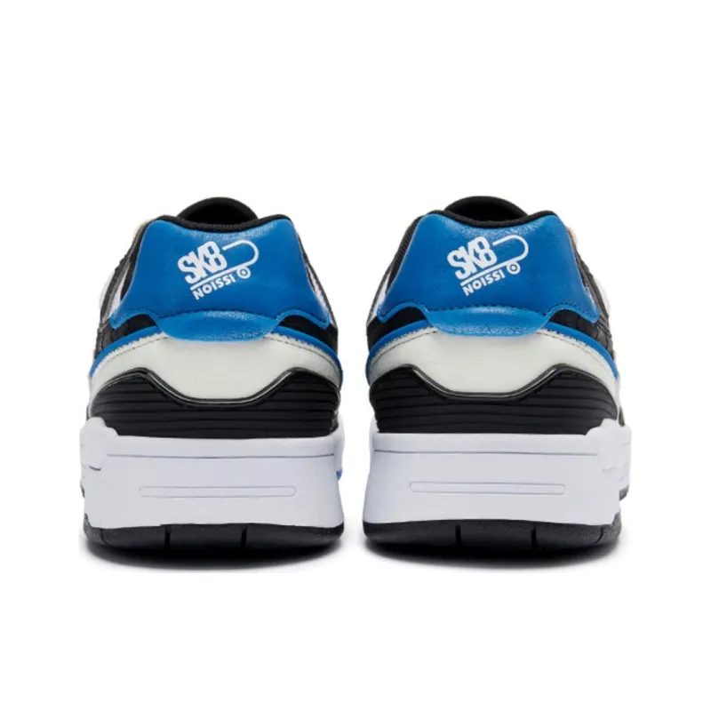 QIAODAN Non slip Lightweight Low Top Skateboard Shoes Men's Black Blue-4