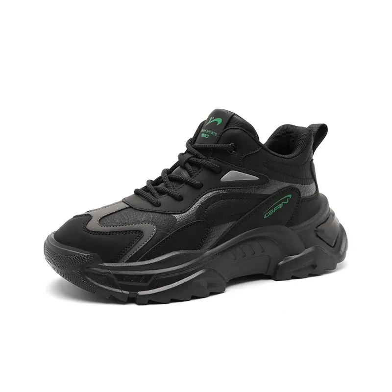 K-bird Cushioned Wear-Resistant Height Increasing High-Top Casual Shoes Men's-14