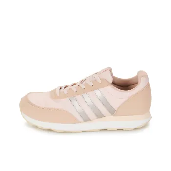 Adidas Run 60s Anti Slip Wear Resistant Low Top Casual Running Shoes Women's White Pink