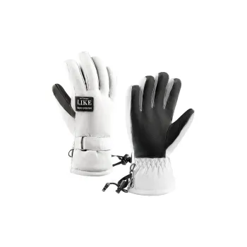 Yamaichi Maru Velour Fabric Washable Leather Gloves Unisex