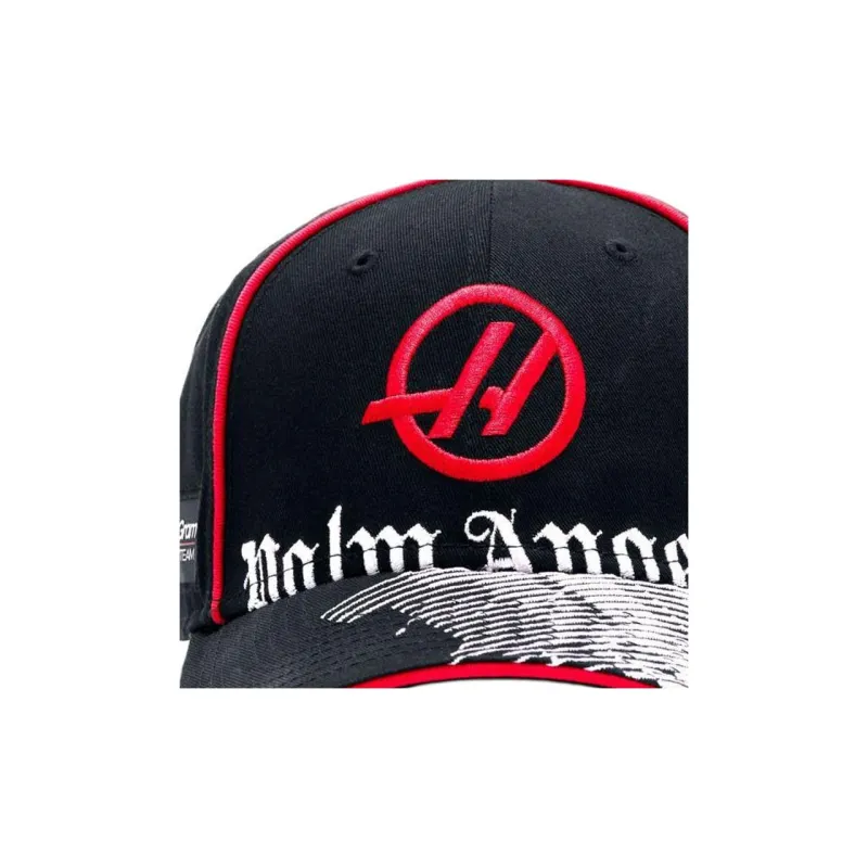 PALM ANGELS X Moneygram Haas F1 Team X New Era Logo-embroidered Cap-2