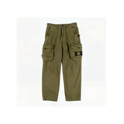 STONE ISLAND Cargo Pants Men Army Green