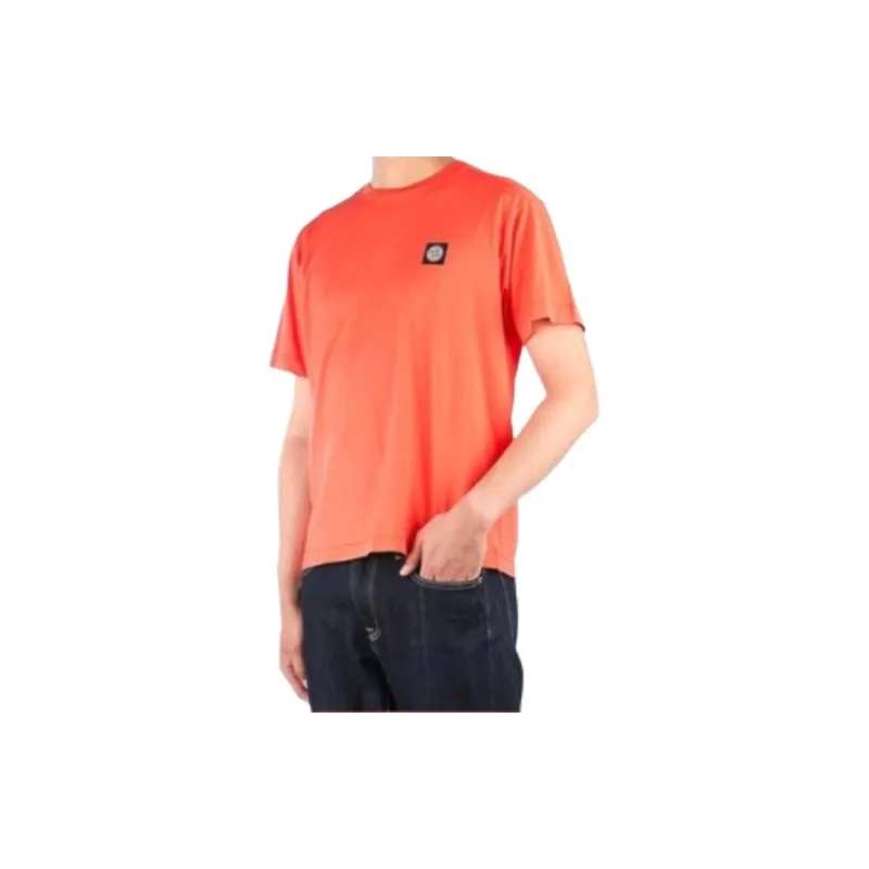 STONE ISLAND T Shirt Men's Orange-4