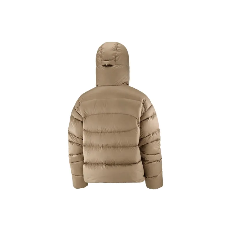 SALOMON OUTLINE NOVELTY DOWN Down Jacket Women's Light Brown-1