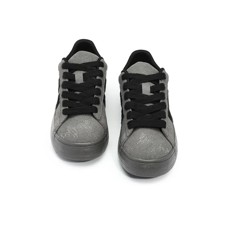 Feiyue Box Platform Niche Versatile Skateboard Shoes Women's Multicolor, Ecru-3