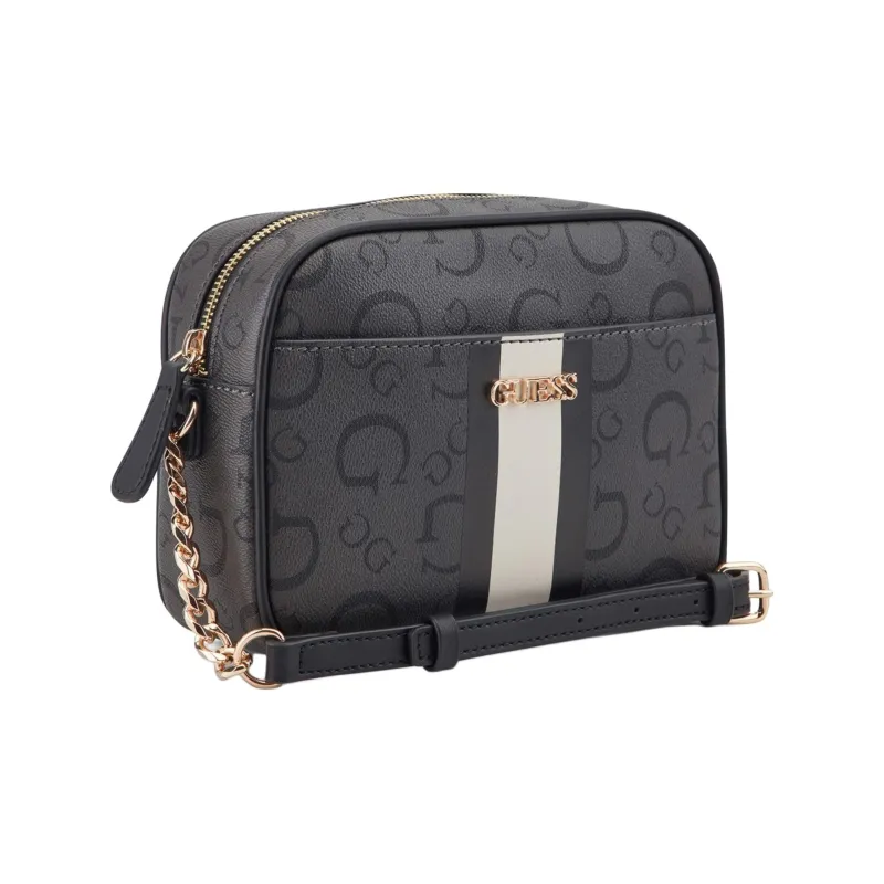 GUESS Coated Canvas Shoulder Bag Crossbody Bag Mini Women's Black-1