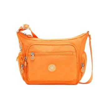 Kipling Polyamide Crossbody Bag, Shoulder Bag Small Size Unisex Orange