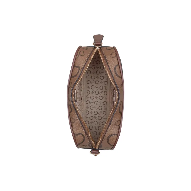 GUESS Coated Canvas Shoulder Bag Crossbody Bag Mini Women's Brown-3
