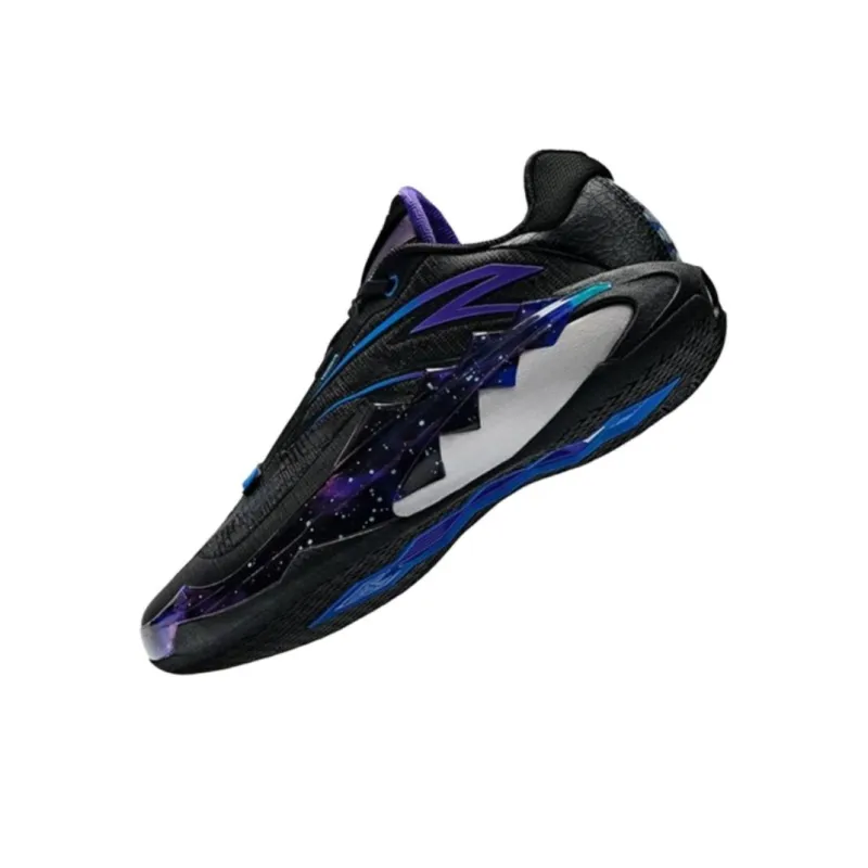 Anta Proud 1st Generation Cushioned Wear-Resistant Support Low-Top Basketball Shoes Men's Black-2
