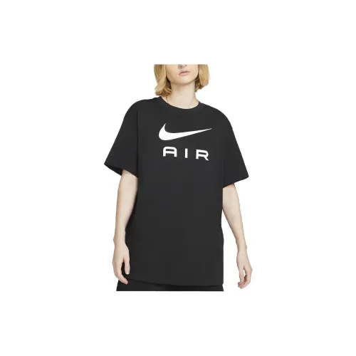 Nike Air Women's Graphics Print Loose-Fit T-Shirt Black