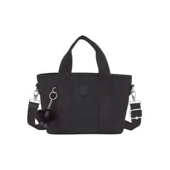 Kipling Nylon Tote Bag, Shopping Bag, Shoulder Bag, Crossbody Bag, Handbag Women's Black