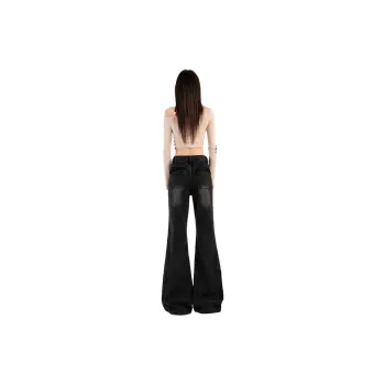 Wen Shan Jeans Women's Dark Gray
