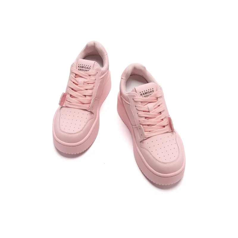 KODI Anti Slip And Wear Resistant Height Increasing Low Top Skateboard Shoes Women's-21