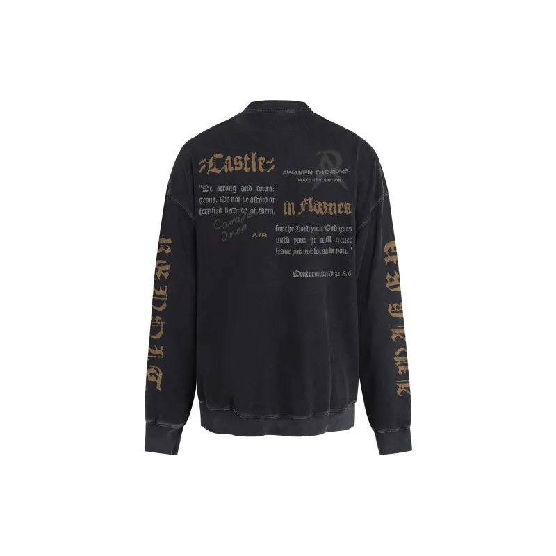 AWAKEN THE ROSE Sweatshirt Unisex Black-1