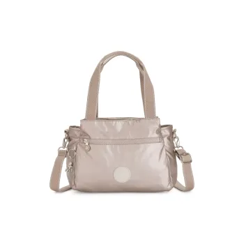 Kipling Nylon Shoulder Bag, Crossbody Bag, Handbag Women's Metallic