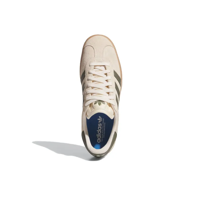 Adidas Gazelle Adv Ecru Tint Focus Olive-3