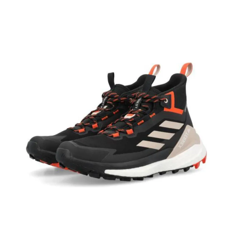 Adidas Terrex Free Hiker 2 Gore Tex Black Impact Orange-2
