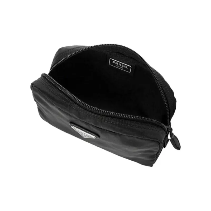 PRADA Nylon Clutch Women's Black-3