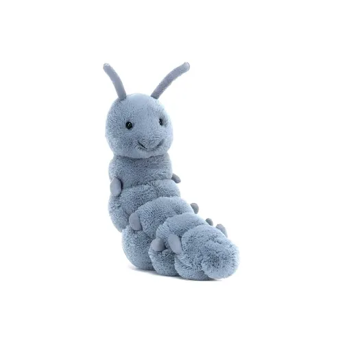 JELLYCAT Reggy Caterpillar Dolls Plush Doll 14cm Height In Sitting Posture