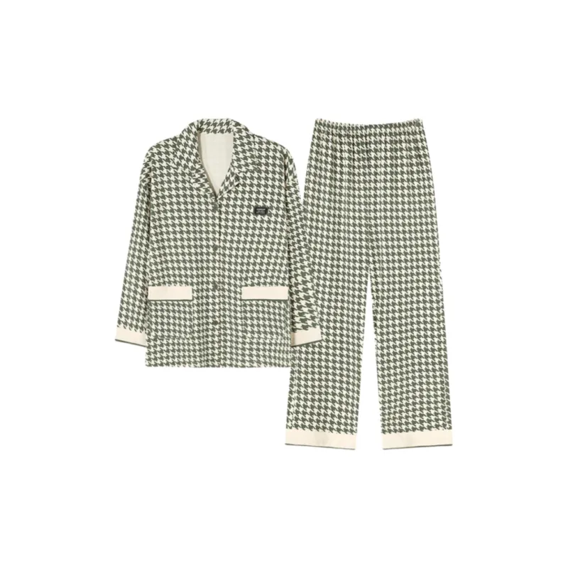 Vine Color Unisex Pajama Sets-1