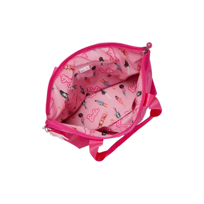 Kipling Polyester Tote Bag, Shopping Bag, Shoulder Bag, Handbag Medium Size Women's Pink-3