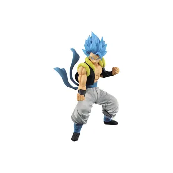 BANPRESTO Gogeta Glasses Factory Dragon Ball Ultimate Technique Shooting Stars Burst Blue Hair Bonus Gift Scale Figures