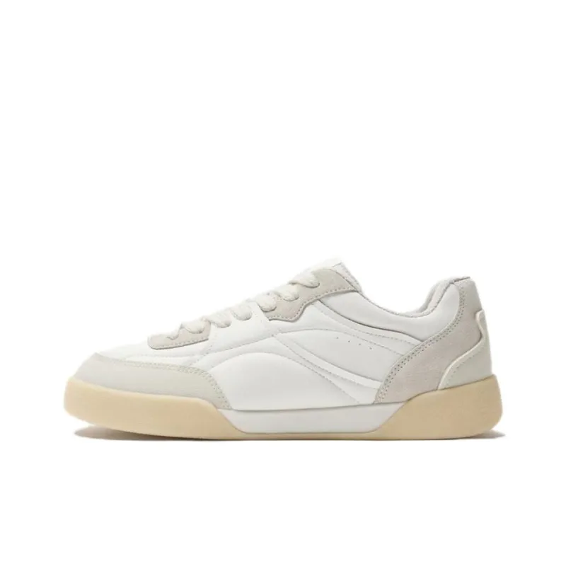 ZARA Wear-Resistant Low-Top Casual Shoes Men's White-0