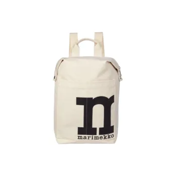 Marimekko Cotton Backpack Unisex White