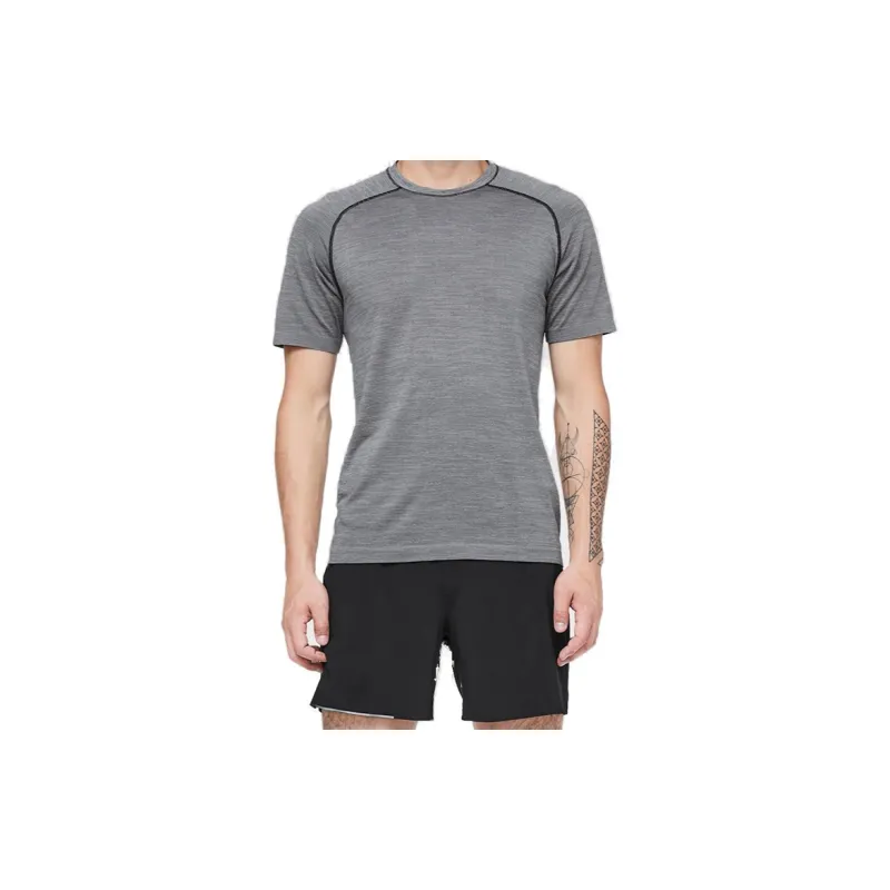 Lululemon Metal Vent Tech T-Shirt Men's Black/White-2