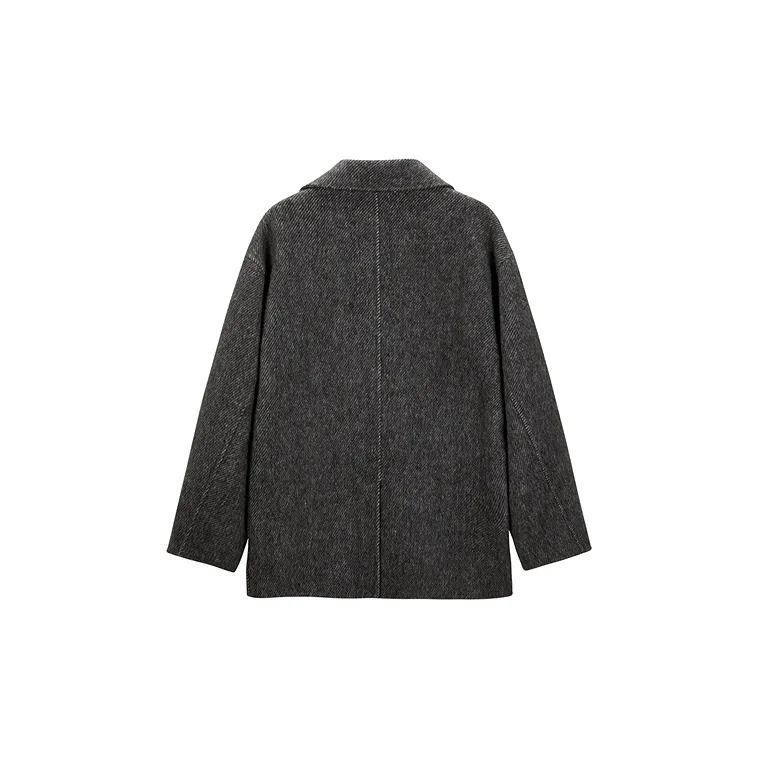 PEACEBIRD MEN Coats Men's Dark Gray-1